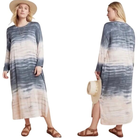 Anthropologie Dolan Left Coast Trina Tie Dye Midi Dress Size XSp - Picture 4 of 9